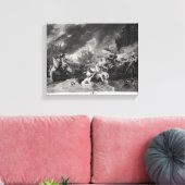 Slag bij Den Haag, 29 mei 1692 Canvas Afdruk (Insitu (Woonkamer))
