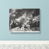 Slag bij Den Haag, 29 mei 1692 Canvas Afdruk (Insitu (Houten vloer))