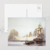 Slag bij Diamond Rock Briefkaart (Voorkant / Achterkant)