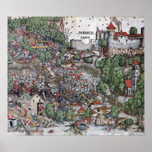 Slag bij Dornach, 1499 Poster (Voorkant)