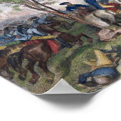 Slag bij Eutaw Springs Poster (Hoek)