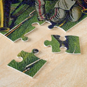 Slag bij Five Forks Kurz & Allison Lithografie Legpuzzel (Zijkant)