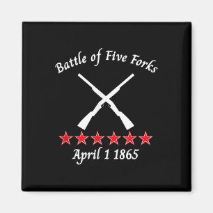 Slag bij Five Forks Virginia 1865 Magneet