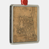 Slag bij Fort Donelson - Panoramiek in de burgeroo Metalen Ornament (Rechts)