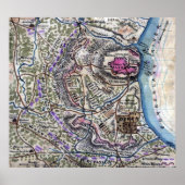 Slag bij Fort Donelson - Panoramiek in de burgeroo Poster (Voorkant)