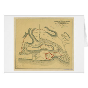 Slag bij Fort Henry - Civil War Panoramic Map