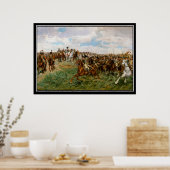 Slag bij Friedland van Napoleon 1807 Poster (Keuken)
