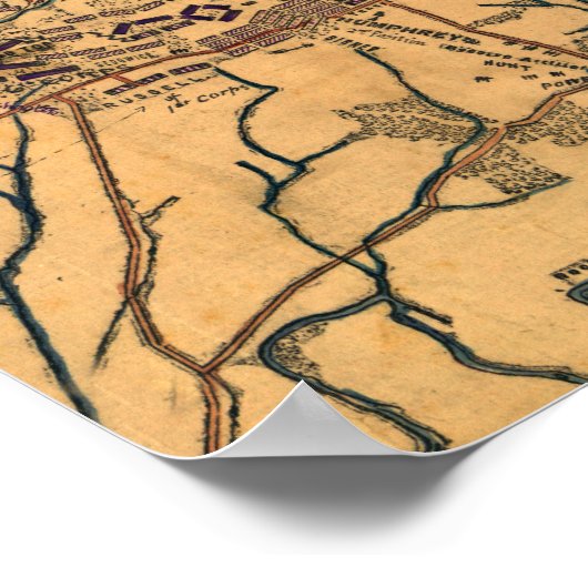 Slag bij Gettysburg 10 Poster (Hoek)