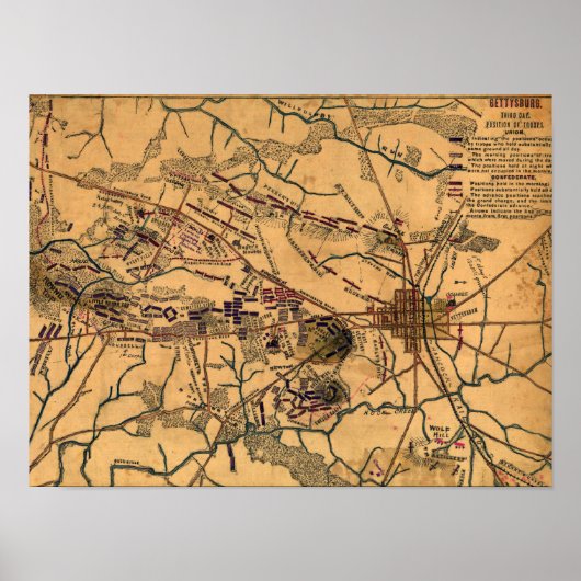 Slag bij Gettysburg 10 Poster (Voorkant)