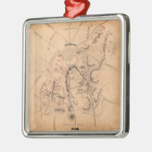 Slag bij Gettysburg 11 Metalen Ornament (Links)