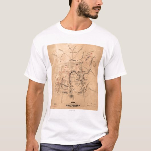 Slag bij Gettysburg 11 T-shirt (Voorkant)