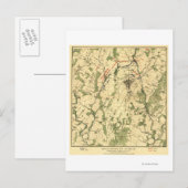 Slag bij Gettysburg 12 Briefkaart (Voorkant / Achterkant)