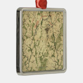 Slag bij Gettysburg 12 Metalen Ornament (Rechts)