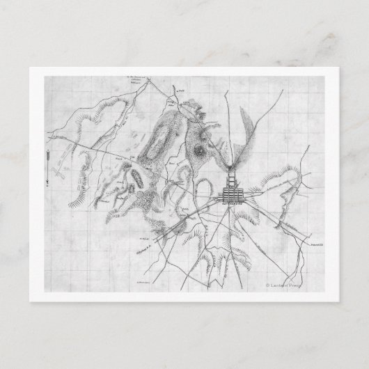 Slag bij Gettysburg 13 Briefkaart (Voorkant)