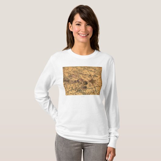 Slag bij Gettysburg 14 T-shirt (Voorkant volledig)
