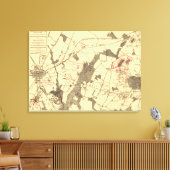 Slag bij Gettysburg 15 Canvas Afdruk (Insitu (Woonkamer))
