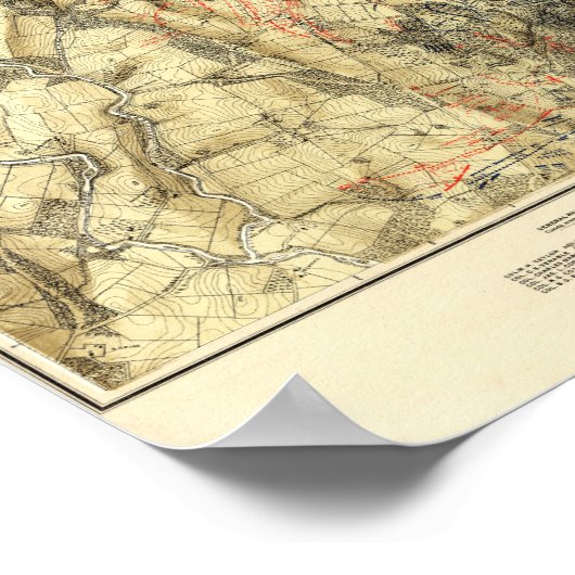 Slag bij Gettysburg 15 Poster (Hoek)