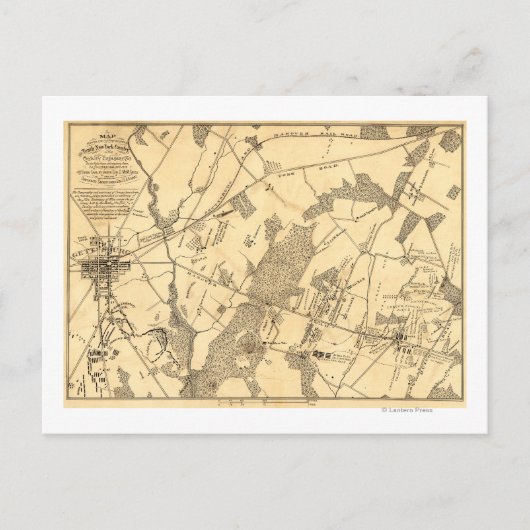 Slag bij Gettysburg 16 Briefkaart (Voorkant)