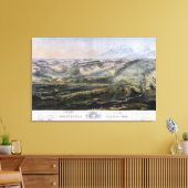 Slag bij Gettysburg 2 Canvas Afdruk (Insitu (Woonkamer))