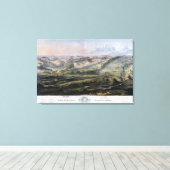 Slag bij Gettysburg 2 Canvas Afdruk (Insitu (Houten vloer))