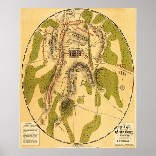 Slag bij Gettysburg 3 Poster (Voorkant)
