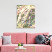 Slag bij Gettysburg 5 Canvas Afdruk (Insitu (Woonkamer))