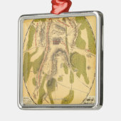 Slag bij Gettysburg 7 Metalen Ornament (Links)