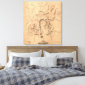 Slag bij Gettysburg 8 Canvas Afdruk (Insitu (Slaapkamer))