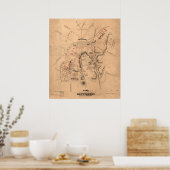 Slag bij Gettysburg 8 Poster (Keuken)