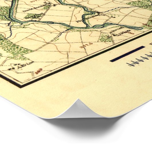 Slag bij Gettysburg 9 Poster (Hoek)