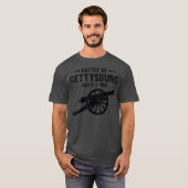 Slag bij Gettysburg Battlefield Amerikaanse Oorlog T-shirt (Voorkant volledig)