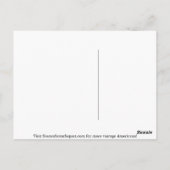 Slag bij Gettysburg  Briefkaart (Achterkant)