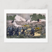 Slag bij Gettysburg  Briefkaart (Voorkant)