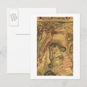 Slag bij Gettysburg Briefkaart (Voorkant / Achterkant)