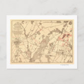 Slag bij Gettysburg Briefkaart (Voorkant)