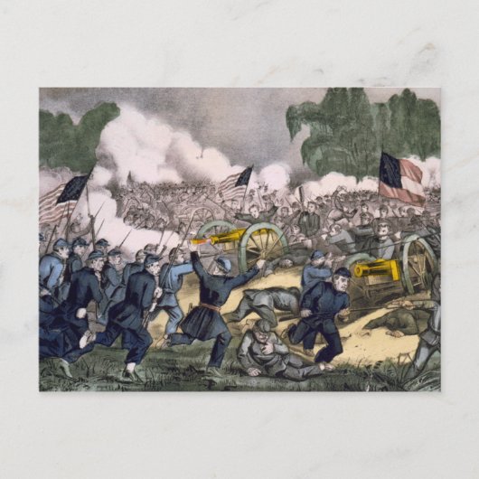 Slag bij Gettysburg Briefkaart (Voorkant)