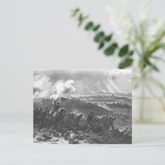 Slag bij Gettysburg Briefkaart (Staand voorkant)