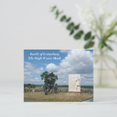 Slag bij Gettysburg, Briefkaart met hoge watermerk (Staand voorkant)