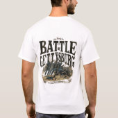 Slag bij Gettysburg herdenkingsdag t shirt (Achterkant)
