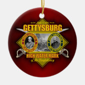 Slag bij Gettysburg Keramisch Ornament (Voorkant)