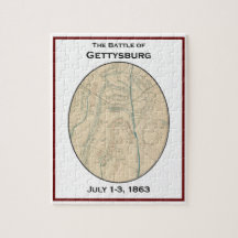 Slag bij Gettysburg Map Puzzle