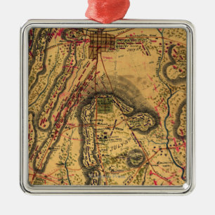 Slag bij Gettysburg Metalen Ornament