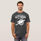 Slag bij Gettysburg Pennsylvania Amerikaans VS T-shirt (Voorkant volledig)