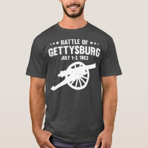 Slag bij Gettysburg Pennsylvania Amerikaans VS T-shirt