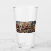 Slag bij Grunwald (middeleeuwse militaire scène) ( Glas (Voorkant)