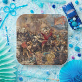 Slag bij Grunwald (middeleeuwse militaire scène) ( Papieren Bordje (Feest)