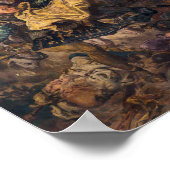 Slag bij Grunwald (middeleeuwse militaire scène) ( Poster (Hoek)