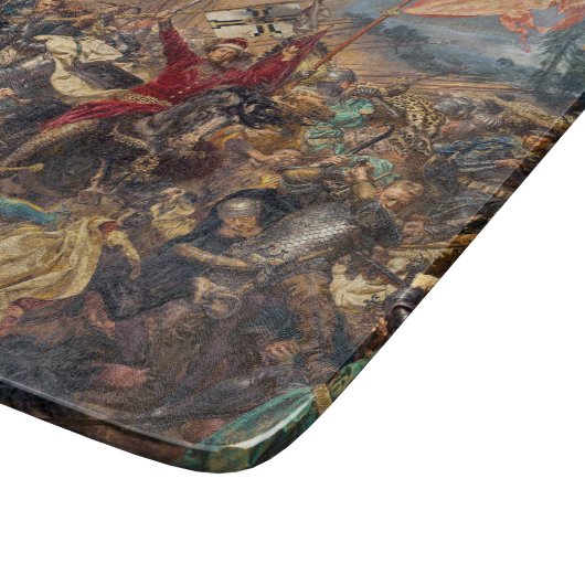 Slag bij Grunwald (middeleeuwse militaire scène) ( Snijplank (Hoek)