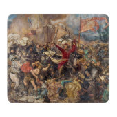 Slag bij Grunwald (middeleeuwse militaire scène) ( Snijplank (Voorkant)