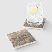 Slag bij Grunwald (middeleeuwse militaire scène) ( Stenen Onderzetter (Zijkant)